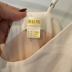 Maeve Ivory Jumpsuit NEW 12 tall